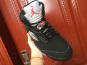 Jordan Air Jordan 5 High-Top Sneakers Black Silver