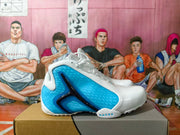 Nike Basketball Shoes White and Blue