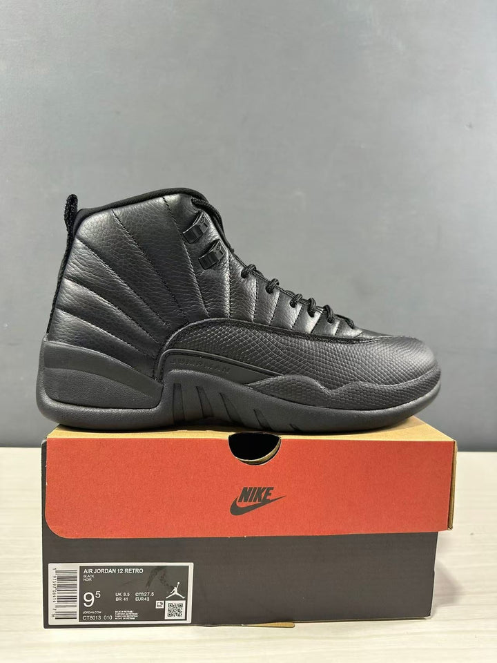 Jordan Air Jordan 12 Winterized High-Top Sneakers Black