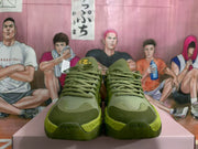 Khaki Green Basketball Sneakers