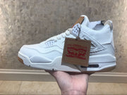 Jordan Air Jordan 4 Retro Levi's White Sneakers AQ2571-100