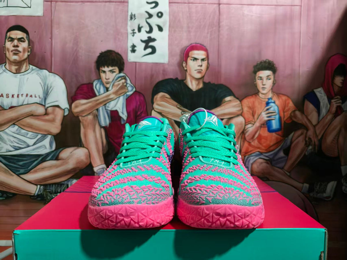 Nike Pink Green Basketball Sneakers EU 36–46