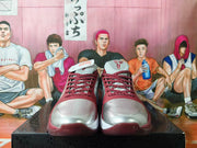 Nike Kobe 5 Basketball Shoes Burgundy Silver