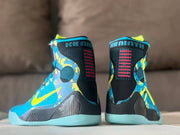 Nike Kobe 9 High Basketball Shoes Blue Yellow Picasso