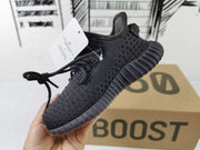 Yeezy 350 V2 Kids Sneakers Black Gum Sole