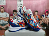 Nike Basketball Sneakers Blue White Multicolor