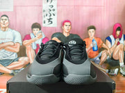 Jordan Black Grey Basketball Sneakers