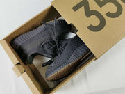 Yeezy 350 V2 Kids Sneakers Black Gum Sole