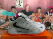 Nike Basketball Shoes in White, Gray and Orange