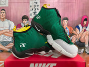 Nike Flight Basketball Sneakers Green Yellow Black