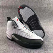 Jordan Air Jordan 12 Reverse Taxi Sneakers White Black