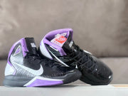 Nike Zoom Kobe 7 Basketball Shoes Black White Purple