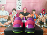 Nike Assassin Basketball Sneakers Pink Purple Neon Green