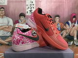 Nike Basketball Sneakers Coral Pink with Pink Pattern