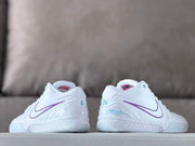 Nike Kobe 4 Low Basketball Shoes White Purple Charlotte