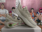 Floral X-Flow Sneakers in Beige
