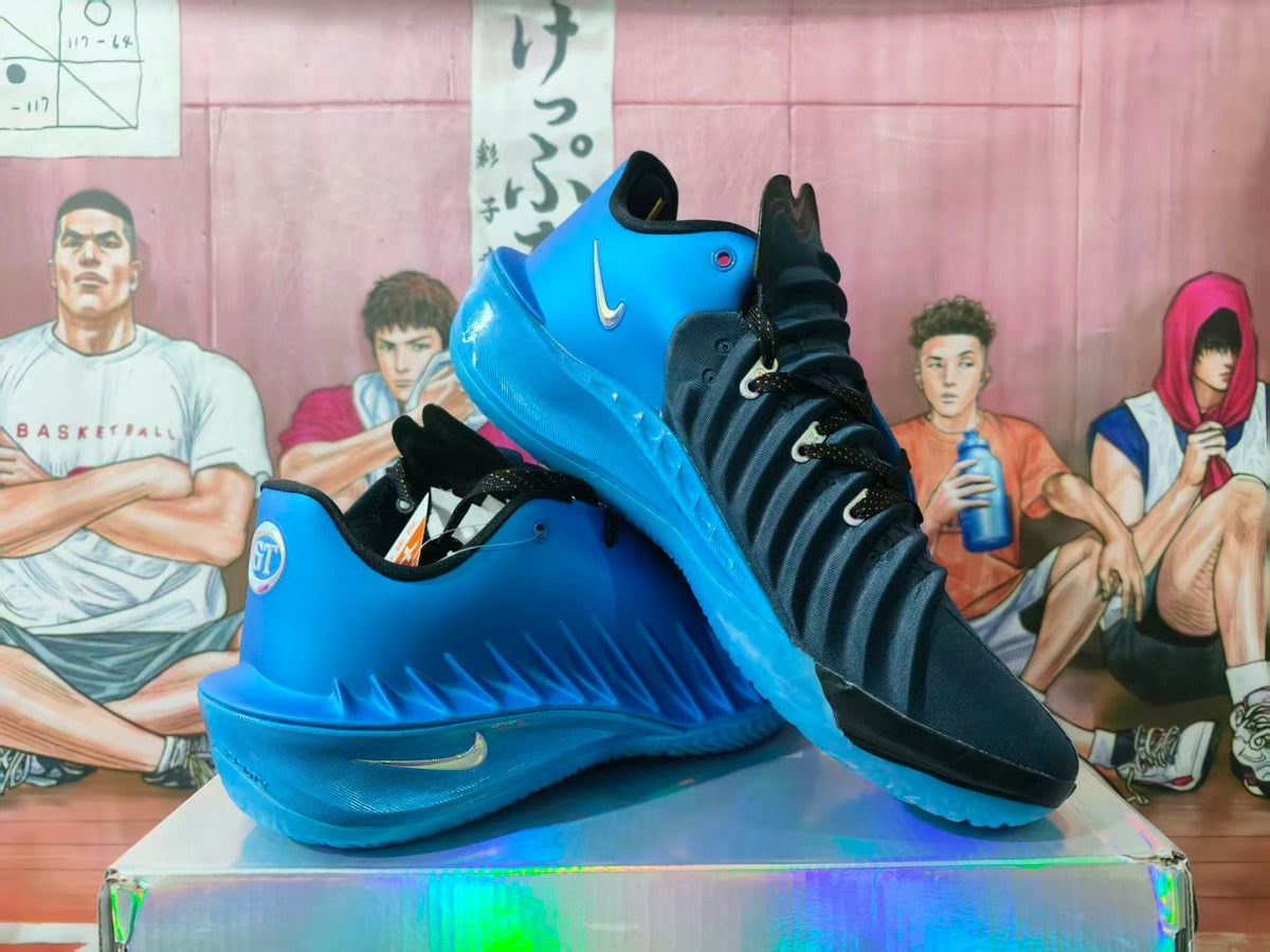 Nike Basketball Sneakers Black and Blue