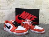 Air Jordan 1 Low White Orange Black Sneakers CZ0790-801