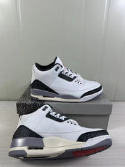 Jordan Air Jordan 3 Retro White Cement Grey Sneakers CT8532-106