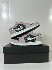 Jordan Air Jordan 1 Low SE GS Pink Floral Sneakers FJ3445-001