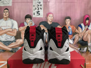 Nike Air More Uptempo Low White Black Red Sneakers