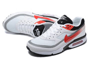 Nike Air Max Sneakers White Red Grey