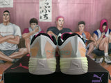 PUMA Grey and Neon Basketball Shoes