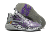 Puma LaMelo 878 Basketball Sneakers Purple Silver
