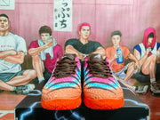 Nike Basketball Sneakers Black Orange
