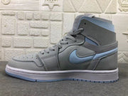 Air Jordan 1 WMNS High Zoom Grey Blue High-Top Sneakers