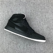 Jordan Air Jordan 1 Mid Black White 554724-001 Sneakers