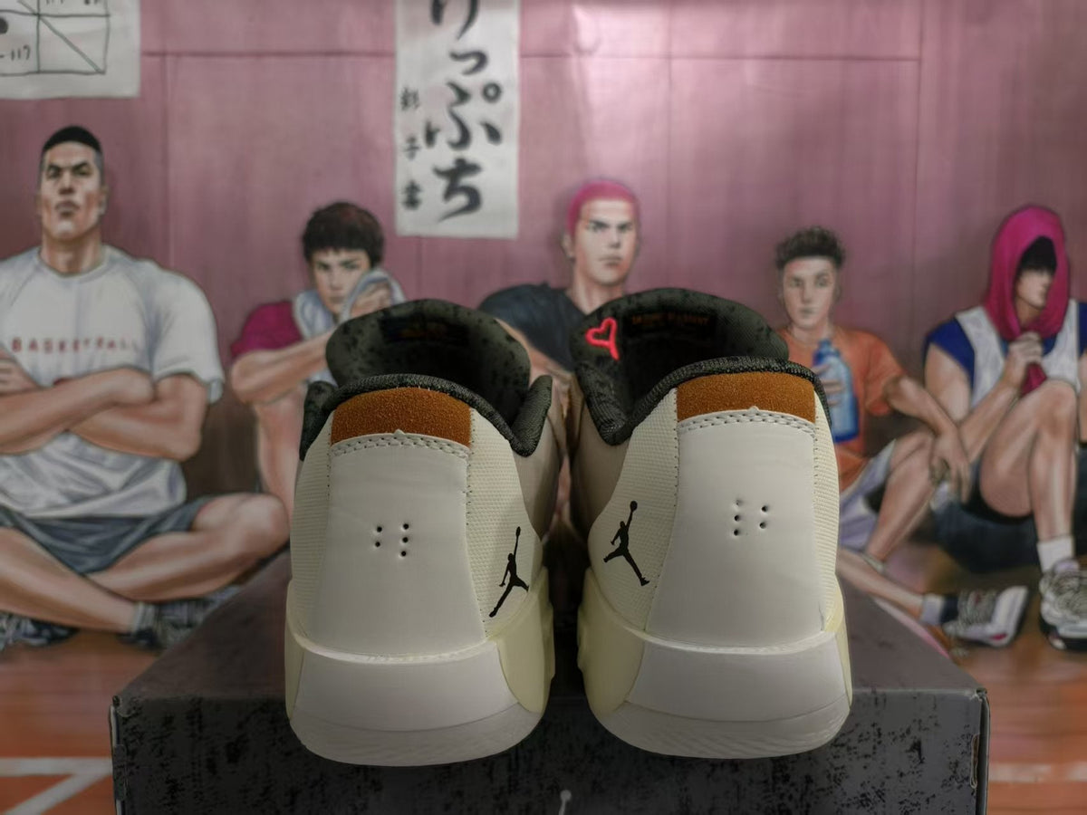 Jordan Basketball Sneakers Beige and Cream