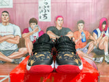 Nike LeBron Basketball Sneakers Black Red Gold