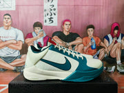 Nike Basketball Sneakers Cream and Teal