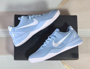 Nike Kobe 8 Basketball Shoes in Light Blue and White