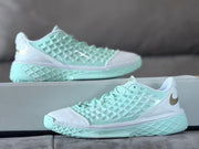 Nike Kobe 3 Basketball Shoes Jade White Gold