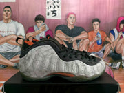 TEKKEN 8 Collaboration Sneakers White Gray Black