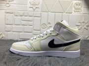 Jordan Air 1 Mid Sneakers Cream White Black