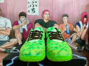 Nike ZoomX Basketball Shoes in Neon Green and Black