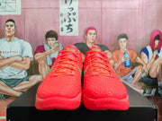 Nike Kobe PE Basketball Shoes in Coral and Green