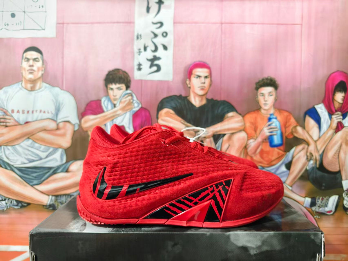 Nike LeBron Basketball Shoes in Red and Black