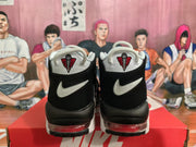 Nike Air More Uptempo Sneakers White Black Red