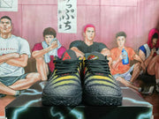 Nike Basketball Sneakers Carbon Gray Black Yellow Red