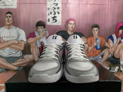Nike Basketball Sneakers White Pink Gray