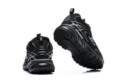 Louis Vuitton Black and Silver Graphic Low-Top Sneakers