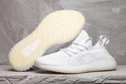 Yeezy 350 V2 White Knit Sneakers