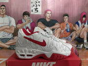 Nike White and Red Sneakers