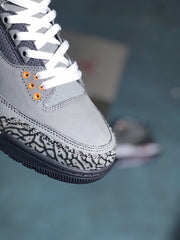 Jordan Air Jordan 3 Grey Cement Sneakers