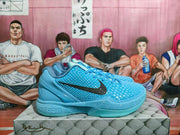 Nike KD Basketball Sneakers Ice Blue Green Hornet