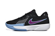 Nike 872-28 Basketball Sneakers Black Blue Purple